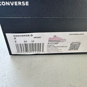 Converse Kids Pink Foam Sneakers